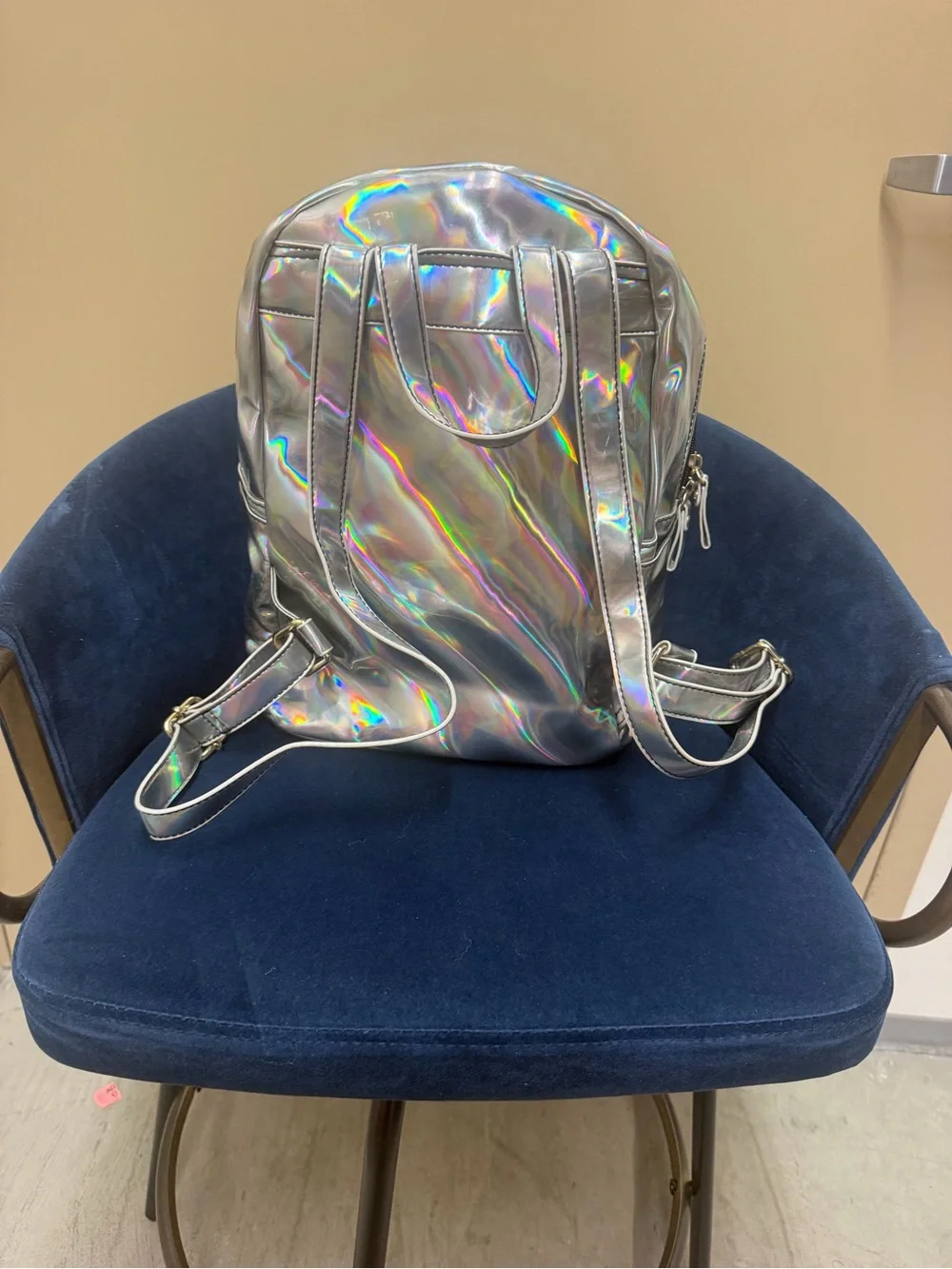 Zumba Funked Up Silver Holographic Backpack